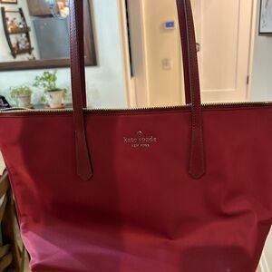 kate spade Burgundy Tote Bag